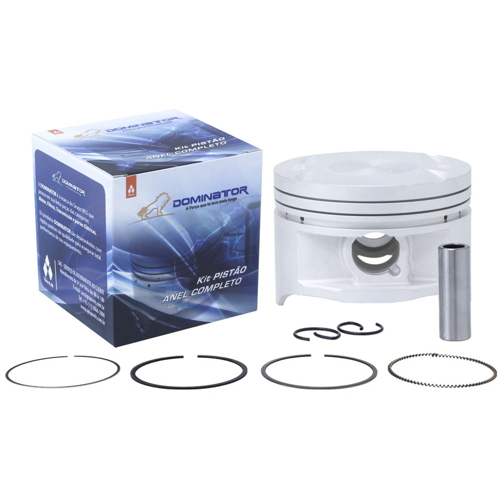 Kit pistão de motor p/ moto honda cbx 250 twister 06/09 - xr 250 tornado 01/08 (0,25)